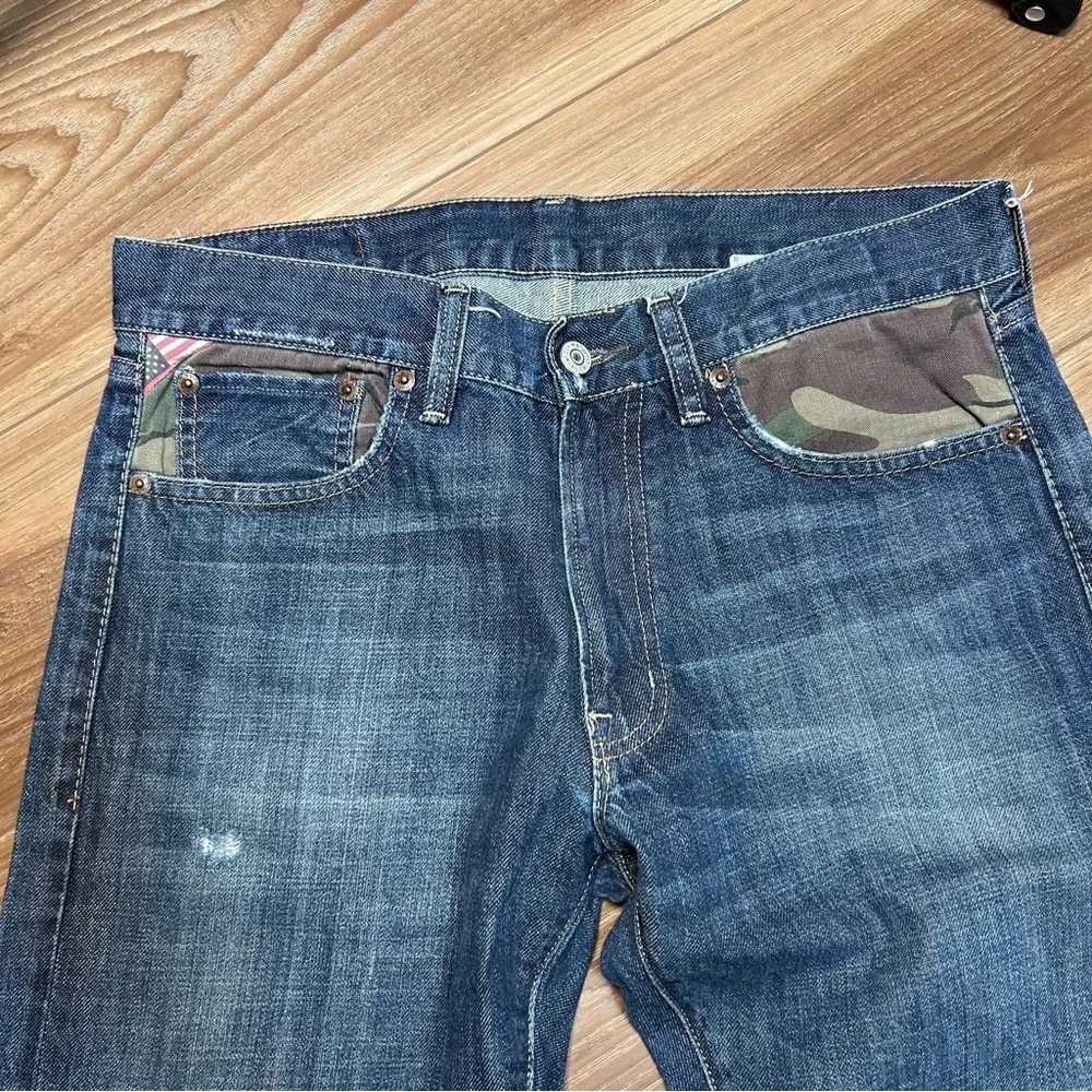 Denim Supply Ralph Lauren men’s slim jeans size 32x32 camouflage American flag